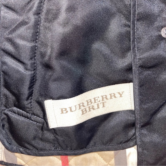 AUTHENTIC BURBERRY PERFECT CONDITION BLACK COAT - Picture 4 of 5
